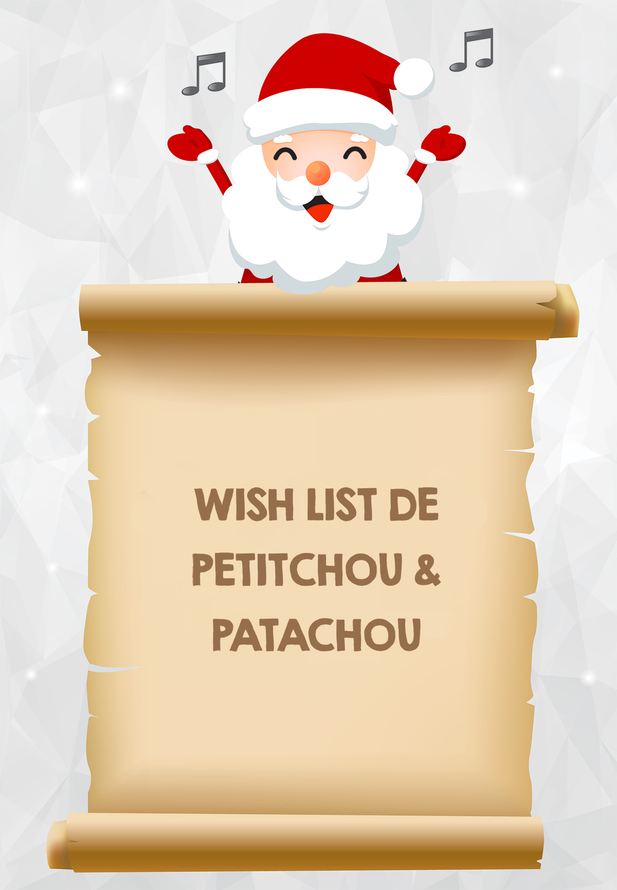 La wish List de Petitchou et Patachou 